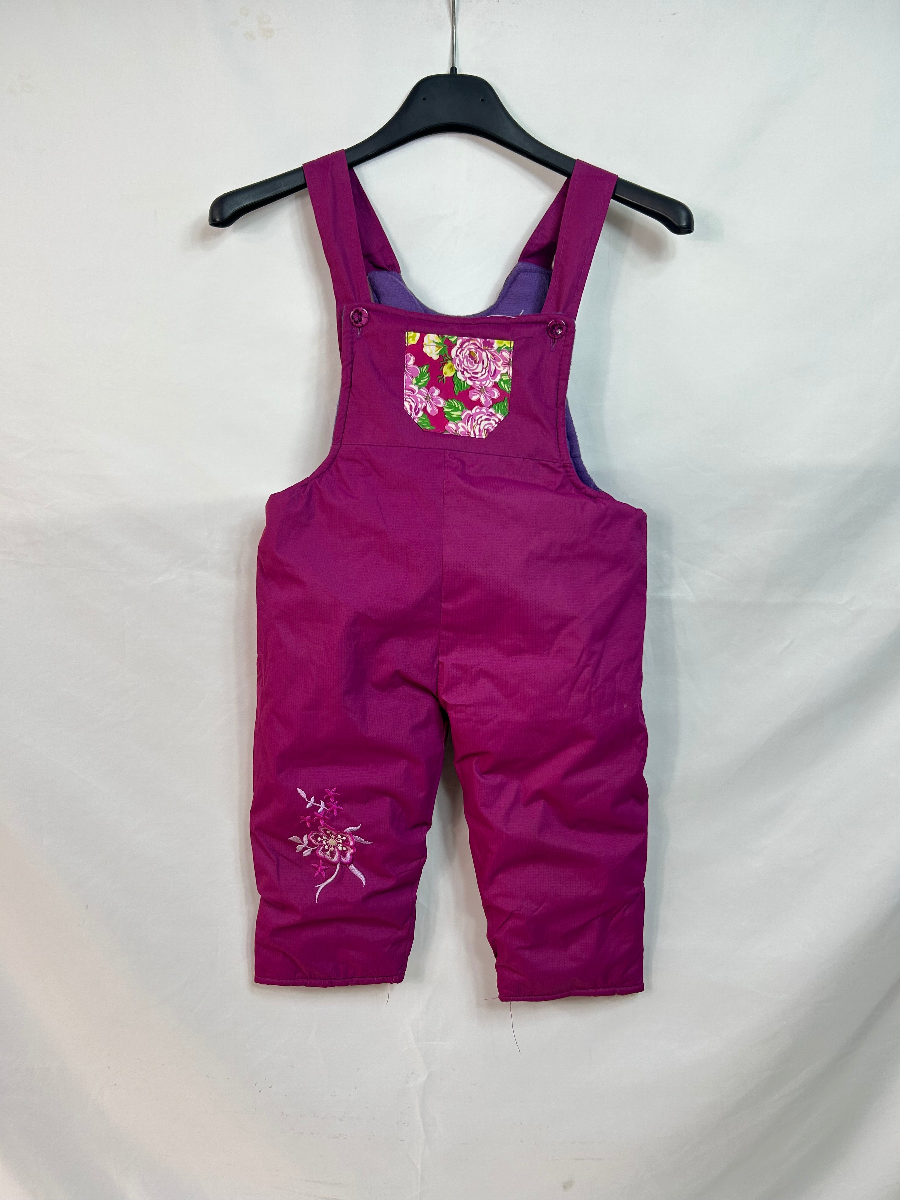 TAGLIA 2 ANNI - Salopette flower